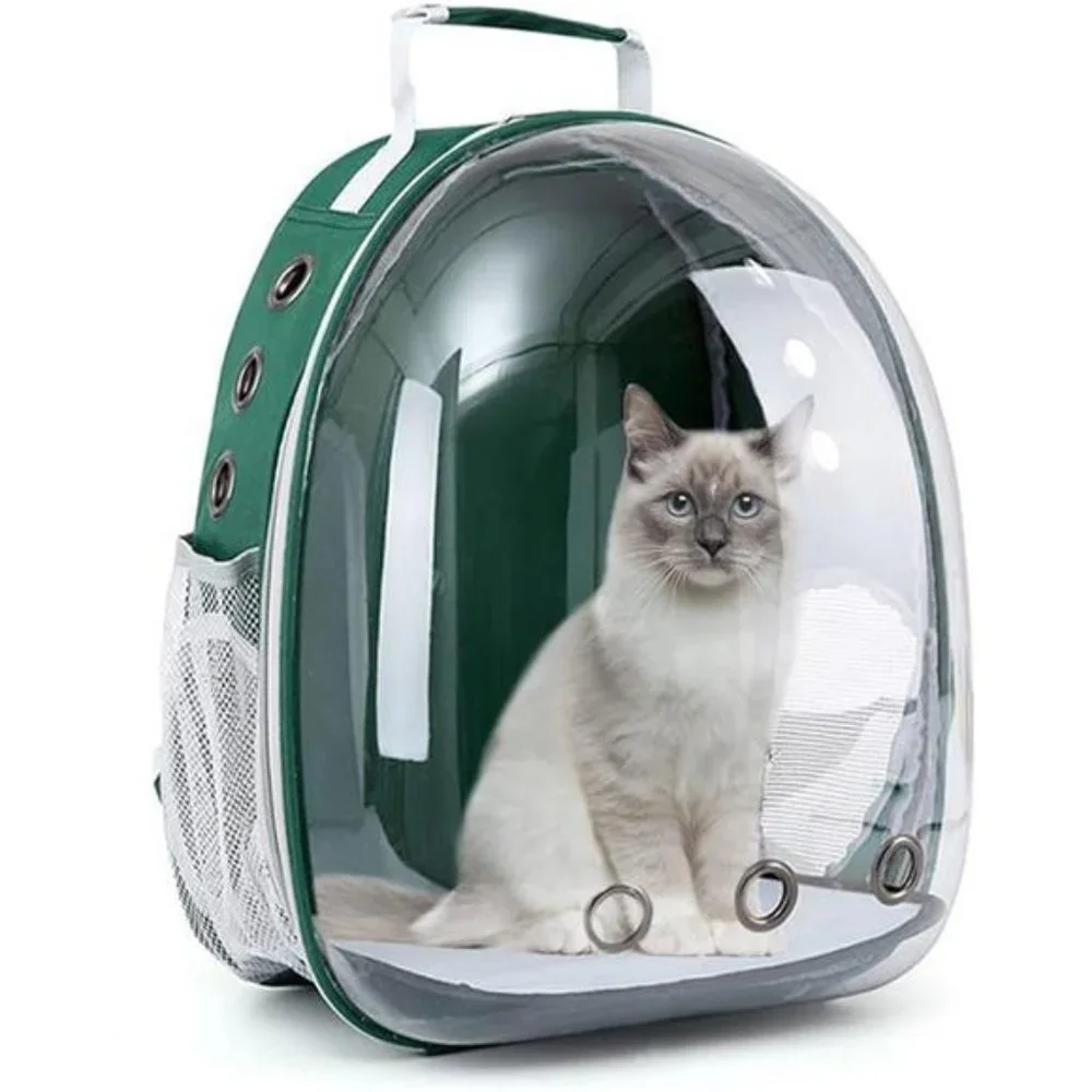 Cat Backpack Carrier,Expandable Pet Bubble Backpack Airline Approved, Pet Travel